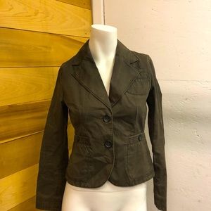 Banana republic size xs trapper green color blazer